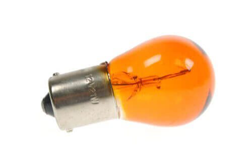12v 21w Ba15s Amber Bulb
