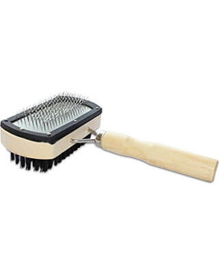 double sided pet brush
