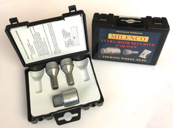 bicycle locking wheel nuts